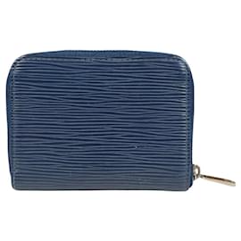 Louis Vuitton-Porta-moedas Zippy Epi Louis Vuitton-Azul marinho
