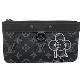 Louis Vuitton-Louis Vuitton Monogram Eclipse Vivienne Pochette Apollo PM-Black