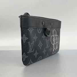 Louis Vuitton-Louis Vuitton Monogram Eclipse Vivienne Pochette Apollo PM-Black