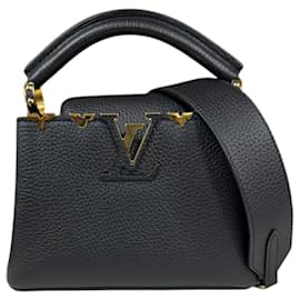 Louis Vuitton-Louis Vuitton Capucines MINI Shoulder Bag-Black