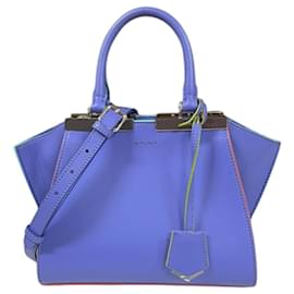 Fendi-Fendi Petit Trois Jours Shoulder Bag-Purple