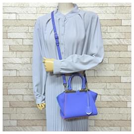 Fendi-Fendi Petit Trois Jours Shoulder Bag-Purple