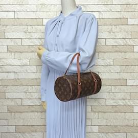 Louis Vuitton-Louis Vuitton Papillon 26 Monogram Shoulder Bag-Brown,Monogram