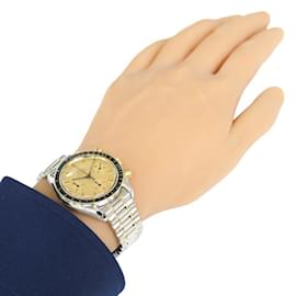 Omega-OMEGA Speedmaster Automatic Men's Wristwatch-Silvery