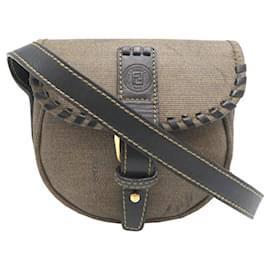Fendi-Fendi Mini Shoulder Bag-Brown
