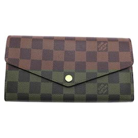 Louis Vuitton-Louis Vuitton Portefeuille Sarah Long Wallet-Brown
