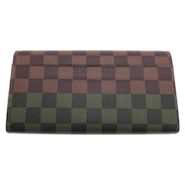 Louis Vuitton-Louis Vuitton Portefeuille Sarah Long Wallet-Brown