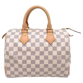 Louis Vuitton-Louis Vuitton Speedy 25 Boston Bag-White