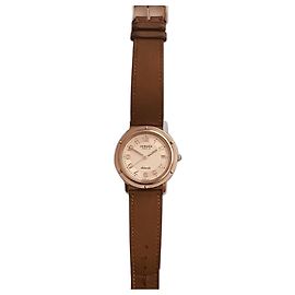 Montre Hermès Clipper Automatique Acier Eggshell Blanc cassé