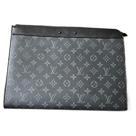 Louis Vuitton Document Holder Brown Canvas Brown