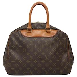Louis Vuitton-LOUIS VUITTON Monogram Deauville Hand Bag M47270 LV Auth BA810-Monogram