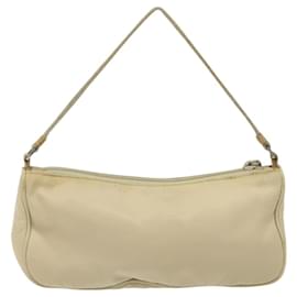 Prada-PRADA Accessory Pouch Nylon Beige Auth ep7998-Beige