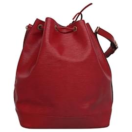 Louis Vuitton-LOUIS VUITTON Epi Noe Shoulder Bag Red M44007 LV Auth BD1048-Red