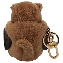 Louis Vuitton-LOUIS VUITTON Monogram Bag Charm LV Cute Charm metal Gold M01561 LV Auth BA666M-Golden,Monogram