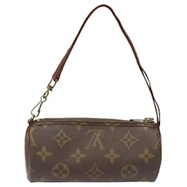 Louis Vuitton-LOUIS VUITTON Monogram Papillon Pouch Vintage LV Auth BA530-Monogram