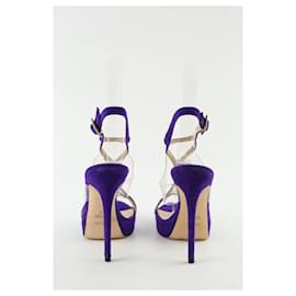 Fendi-Suede heels-Purple