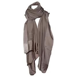 Hermès-Hermes, Uni scarf in beige-Other
