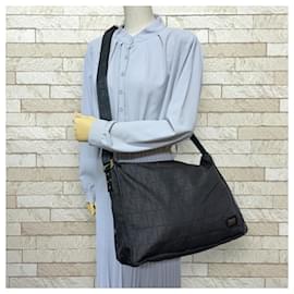 Fendi-Fendi Zucca Shoulder Bag-Brown,Black