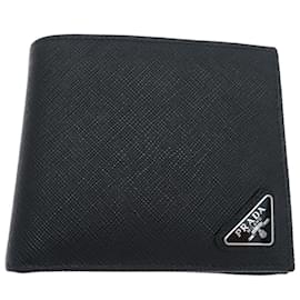 Prada-Prada Men's Bi-fold Wallet in Nero-Black