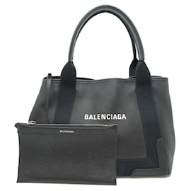 Balenciaga-Balenciaga Navy Cabas XS Women's Tote Bag-Black