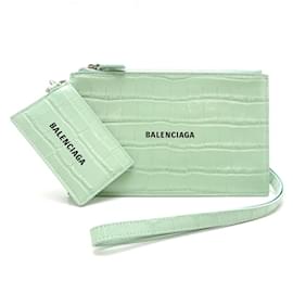 Balenciaga-Balenciaga Embossed Leather Pouch-Other