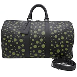Louis Vuitton-Louis Vuitton Yayoi Kusama Keepall Bandouliere 50-Black