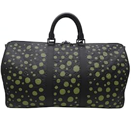 Louis Vuitton-Louis Vuitton Yayoi Kusama Keepall Bandouliere 50-Black