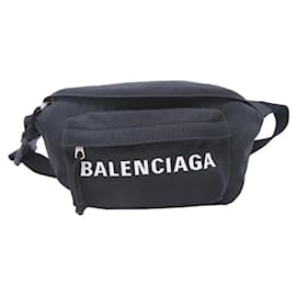 Balenciaga-Balenciaga Wheel Belt Body Bag-Black
