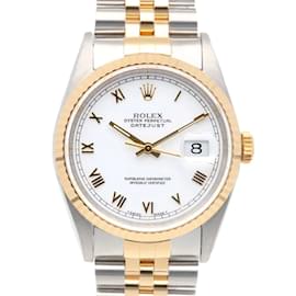 Rolex-Rolex Datejust Oyster Perpetual Watch-White,Yellow