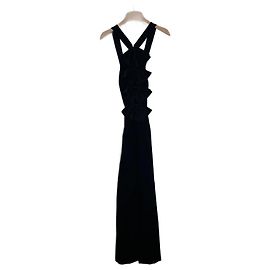 Givenchy Mono de lana con cuello halter Negro