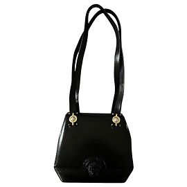 Borsa vintage nera Gianni Versace Nero