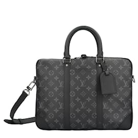 Louis Vuitton-Louis Vuitton Monogram Eclipse Shoulder Bag-Brown,Black