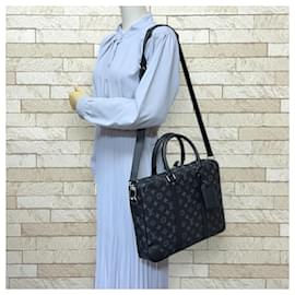 Louis Vuitton-Louis Vuitton Monogram Eclipse Shoulder Bag-Brown,Black