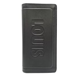 Louis Vuitton-Louis Vuitton Portefeuille Brazza Men's Long Wallet-Black