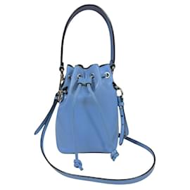 Fendi-Fendi Mini Montresor Shoulder Bag-Blue