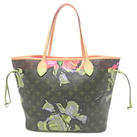 Louis Vuitton-Louis Vuitton Rose Neverfull MM Tote Bag-Pink,Monogram