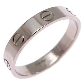 Cartier-Cartier Mini Love Men's Ring in 18K White Gold-Other