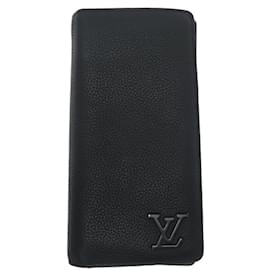 Louis Vuitton-Louis Vuitton Portefeuille Brazza NM Long Wallet-Black