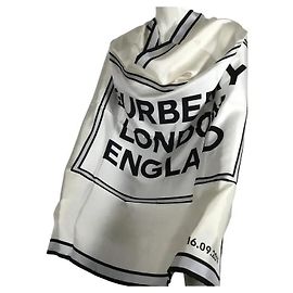 Pañuelo de seda Burberry 90cm Multicolor