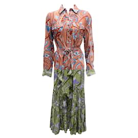 Autre Marque-Figue Paisley Mesa Brown Teagan Dress-Brown