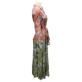 Autre Marque-Figue Paisley Mesa Brown Teagan Dress-Brown