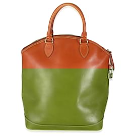 Louis Vuitton-Louis Vuitton Caramel Calfskin Nomade Vertical Lockit-Brown