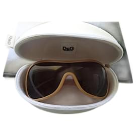 Dolce & Gabbana Sonnenbrille Camel Strass Kamel