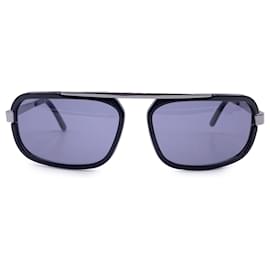Yves Saint Laurent-Black Rectangular YSL 2065/S Sunglasses 60/15-Black
