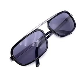 Yves Saint Laurent-Black Rectangular YSL 2065/S Sunglasses 60/15-Black