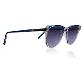 Fendi-by Lozza Vintage Blue Clear Sunglasses Mod. FV 87 56/11 135mm-Blue