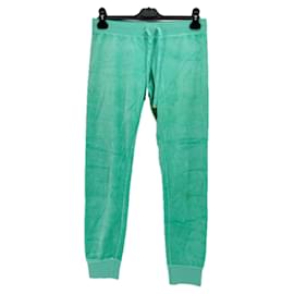 Juicy Couture-JUICY COUTURE Trousers T.International S Cotton-Turquoise