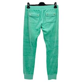 Juicy Couture-JUICY COUTURE Trousers T.International S Cotton-Turquoise