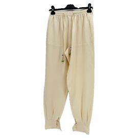 ETRO Hose T.IT 40 Seide Roh