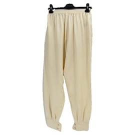Etro-ETRO Trousers T.IT 40 Silk-Cream
